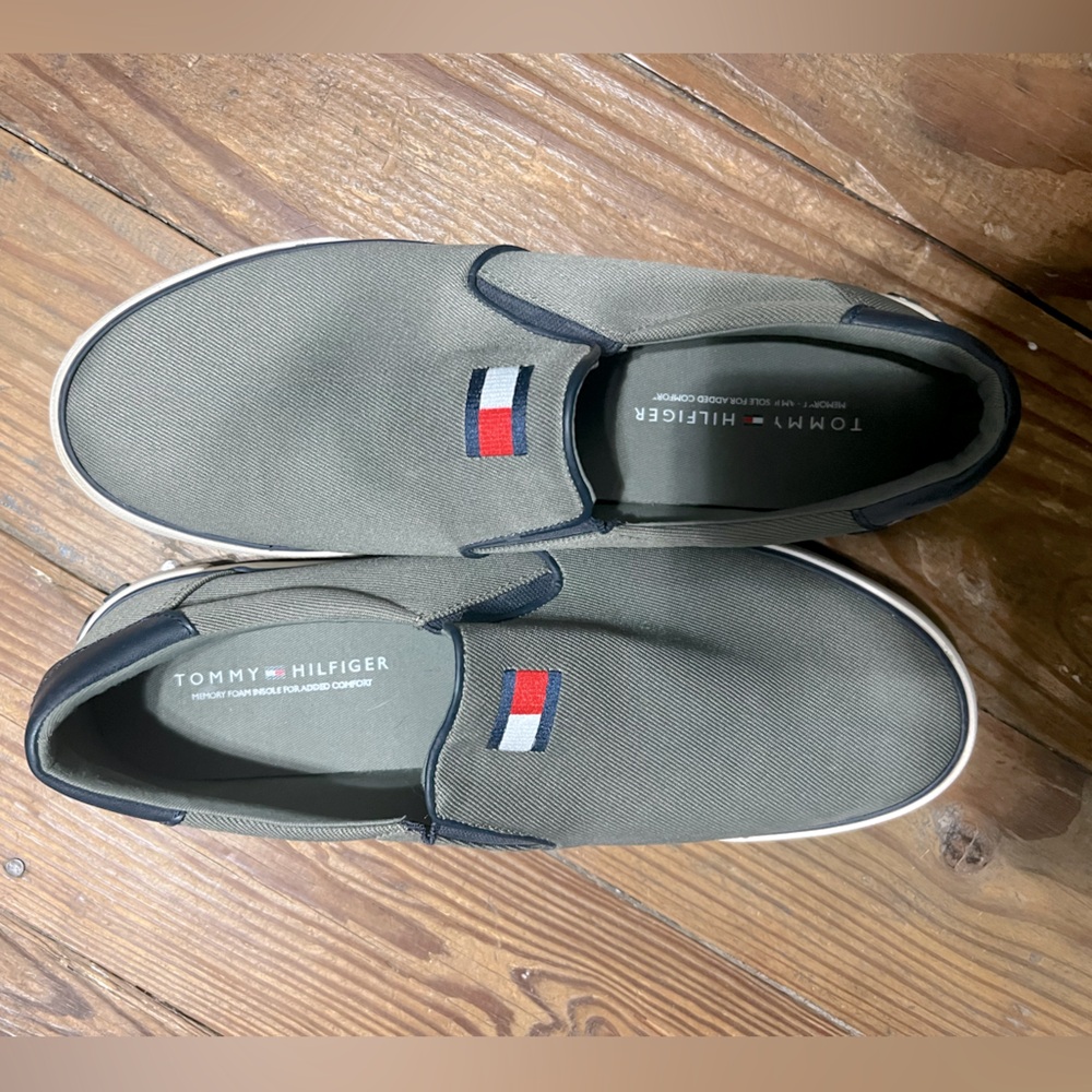 Mens slip on Tommy Hilfiger memory foam insole shoes
